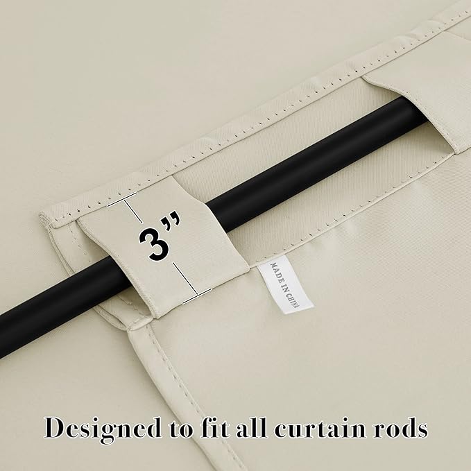 RYB HOME Bathroom Curtains Blackout