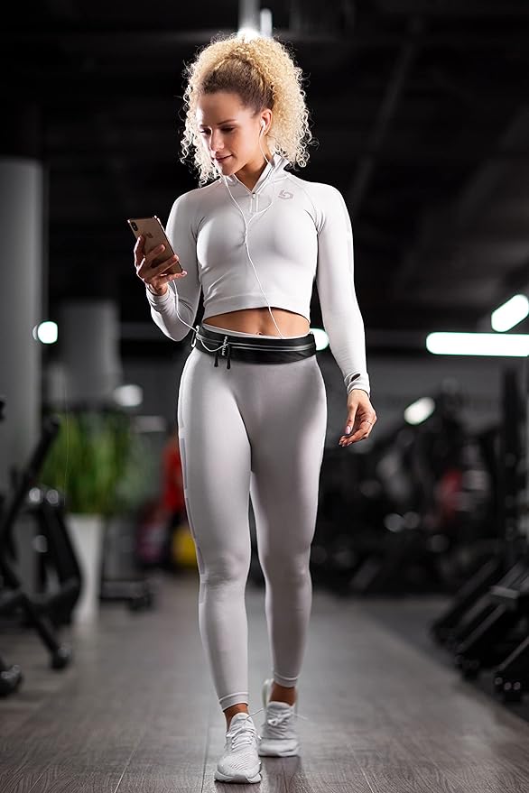 Fitgriff® Running Belt for Men & Women - Secure Jogging Pouch for Phone, Keys & Essentials - For All Cell Phones