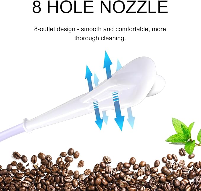 Enema Bag Kit with 5ft Hose Coffee Enemas at Home Water Shower Douche Colon Detox Cleanse Kit with Enema Tubing, Enema Tips, Clamp and Hook (Green, 2 L)