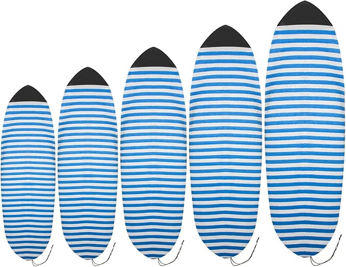 UCEDER Surfboard Sock Cover,Lightweight Stretch Board Bag for Sun Protection,Foldable Surfboard Sock Sleeve Perfect for Travel and Transportation