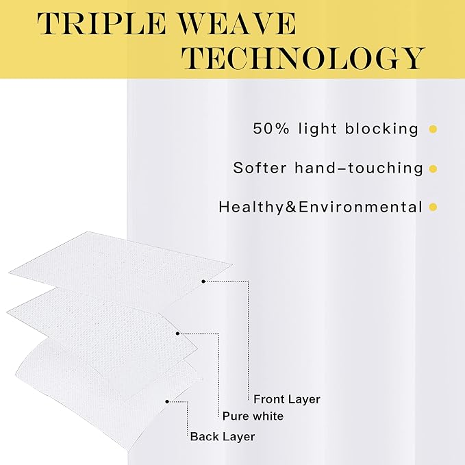 NICETOWN 50% Light Blocking Vertical Blinds