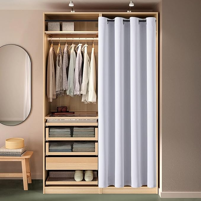 ChrisDowa Blackout Curtains 90 Inches Long