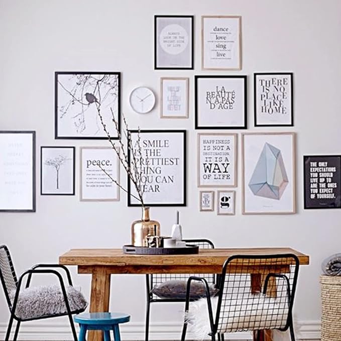 50pcs Picture Hangers with Different Sizes, Heavy Duty 30-100lbs Picture