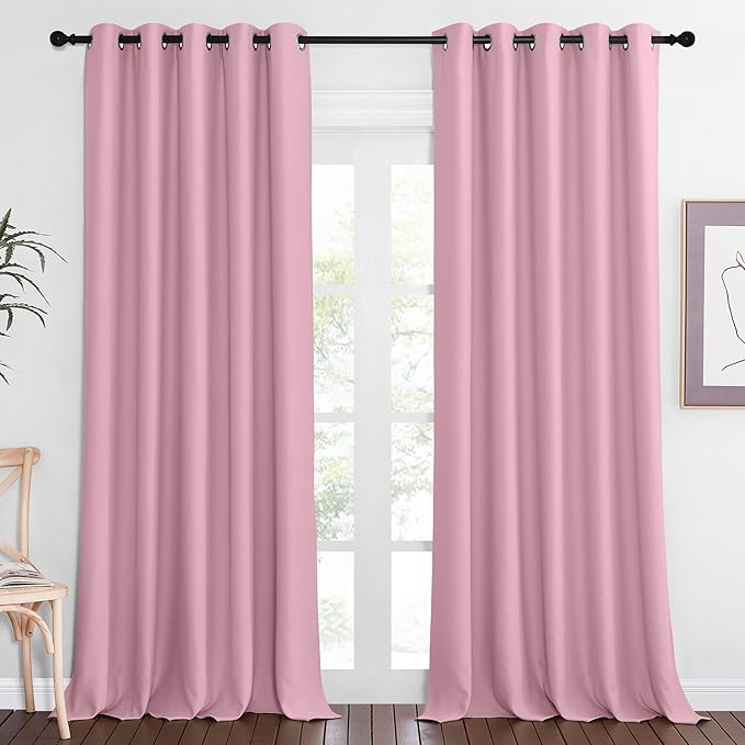 NICETOWN Blackout Curtains 84 Inch Length, Thermal Insulated Curtains