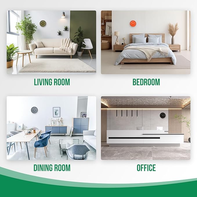Wall Clock Modern Simple Quartz Decorative Clock Non-Ticking Silent Battery