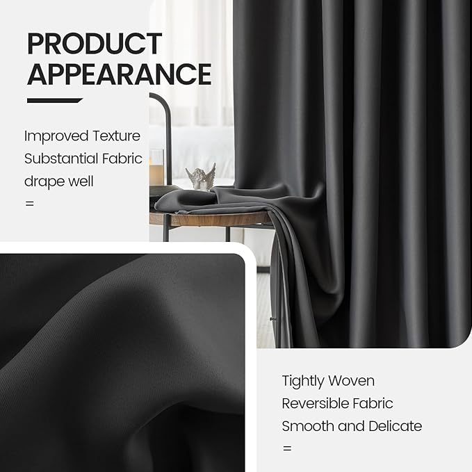 Extra Wide Blackout Curtains, Room Divider Curtains