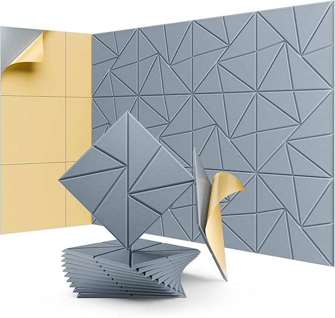 12 Pack Acoustic Panels, Sound Proof Foam Panels