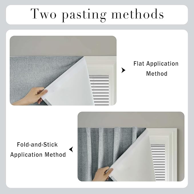 Self-Adhesive 100% Blackout Curtain