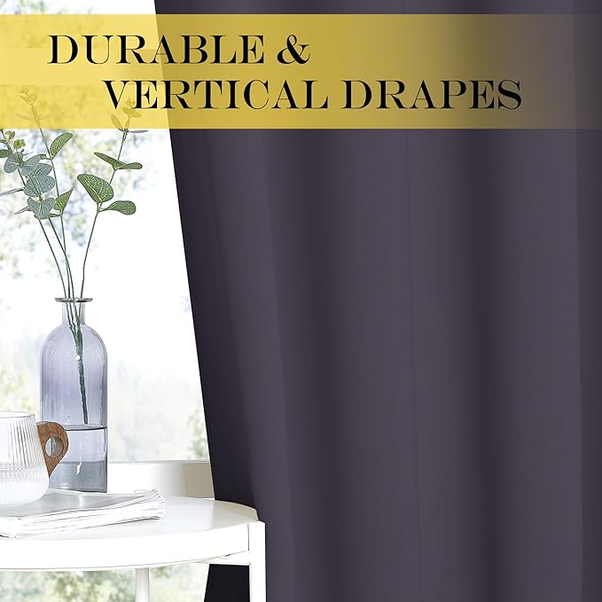 NICETOWN Blackout Short Curtain 63 inches Long