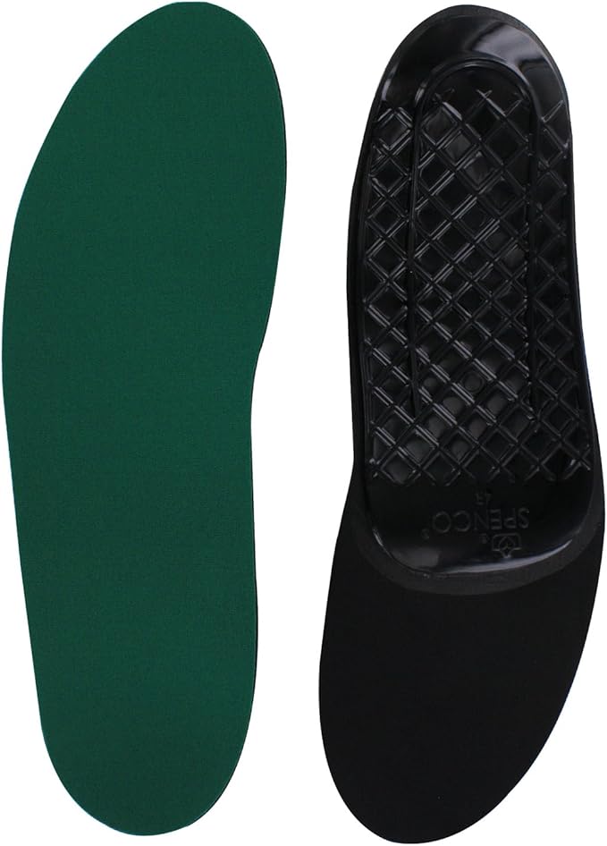 Spenco Rx Arch Support - Lightweight, Orthotic Shoe Inserts with 4-Way Stretch Fabric & SpenCore Layer for Shock Absorption, Odor Control & All-Day Comfort & Stability - Fits Most Shoes