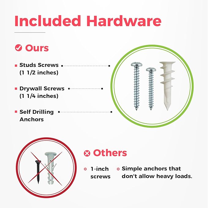 TIDYME Garage Wall Organizer | 32" Heavy-Duty Tool Storage Rack | Adjustable