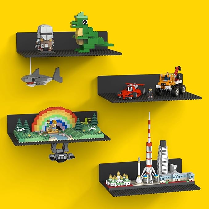 BlissBox 4-Pack Large Display Shelves