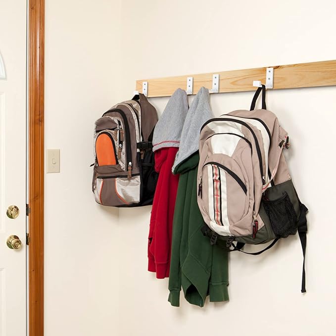 Folding Coat Hooks, Foldable Adhesive Hooks, Headphone Jacket Holder, Aluminum
