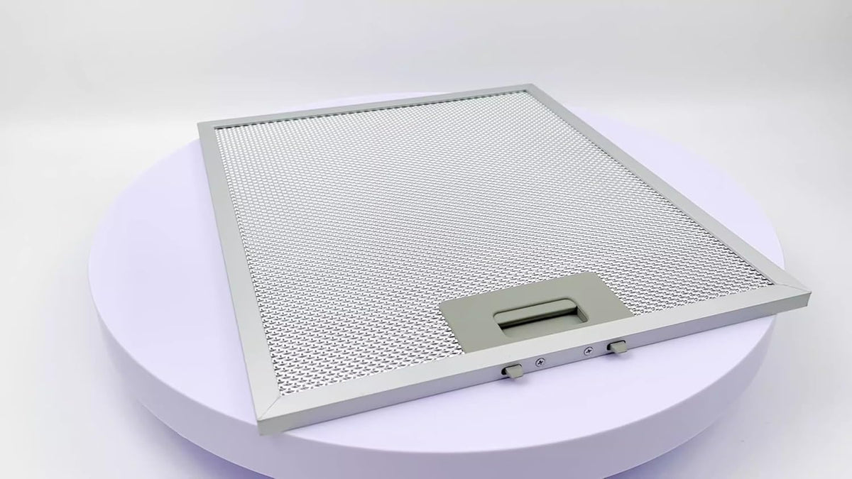 Upgraded version W10169961A (12" x 10.5"), compatible with Whirlpool range hood filters - aluminum mesh screen, suitable for kitchen ceiling exhaust fans, blocks grease, filters oven air (1piece)