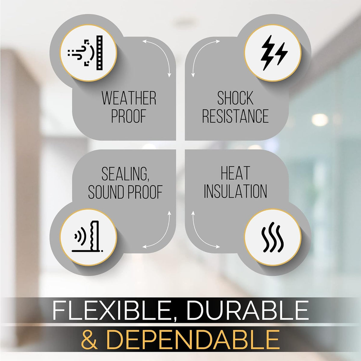 High Density Foam Weather Stripping Door Seal Strip Insulation Tape Roll for Insulating Door Frame, Window, Air Conditioner | Self Adhesive Sealing Weatherstrip (White, 1/2 in x 1/8 in x 50)