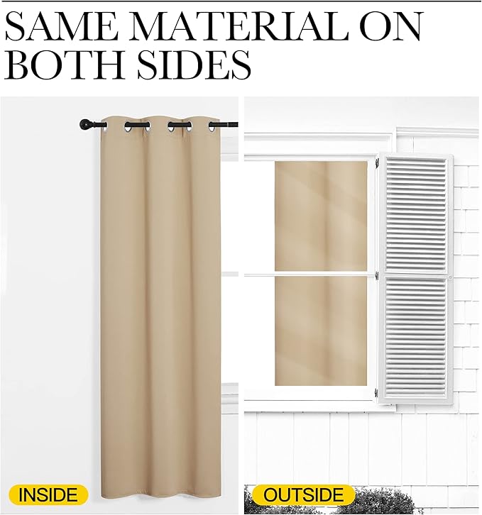 NICETOWN Blackout Curtain Panels