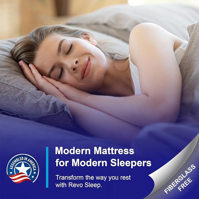 REVO Sleep Gel Memory Foam Mattress, 10-Inch Full – Supportive Cooling Mattress with Gel Foam for Pressure Relief and Breathable Sleep – Ideal for Guest or Teen Bedrooms