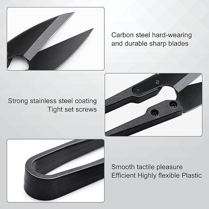Sago Brothers Bonsai Pruning Scissors, Pruning Shears for Bud and Leaves Trimmer 12 PCS, Garden Shears for Plants, Gardening Clippers for Flower, Steel Bud and Bonsai Trimming Pruners Trimmers
