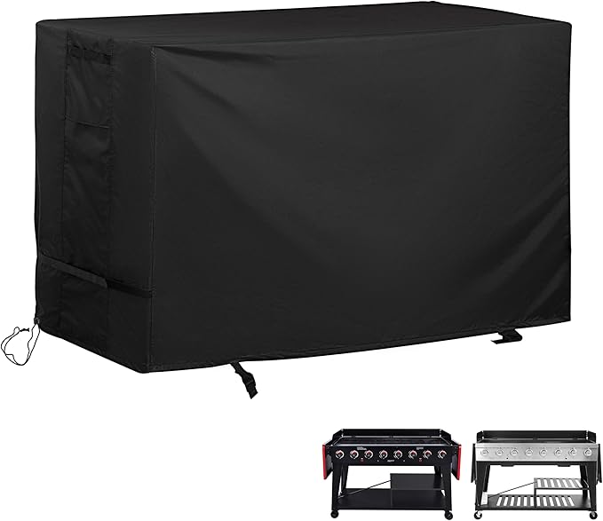 Griddle Cover for Royal Gourmet GB8001B 8-Burner Gas Grill, Flat Top Grill Cover for Royal Gourmet GB8003 8-Burner Outddor Griddle-Waterproof