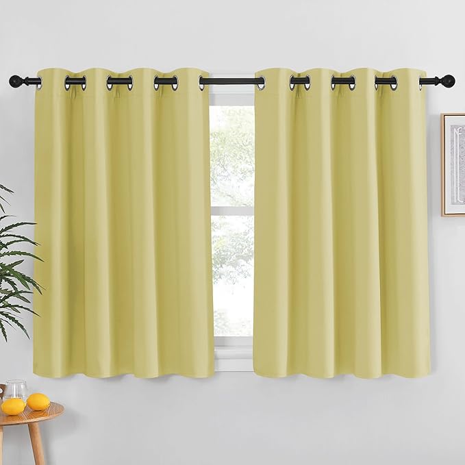 NICETOWN Kitchen Short Blackout Curtain and Drape