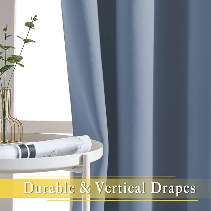 NICETOWN Patio Door Curtain for Sliding Glass Door, Thermal Insulated Blackout