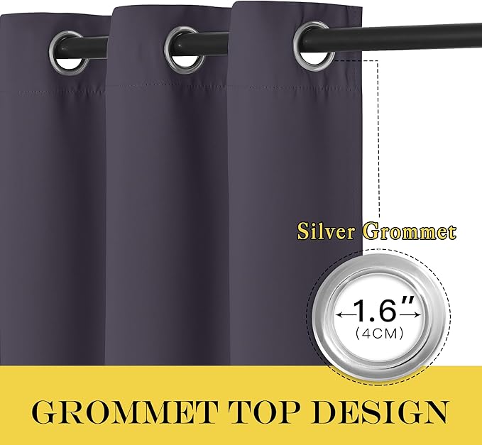 NICETOWN Blackout Short Curtain 63 inches Long