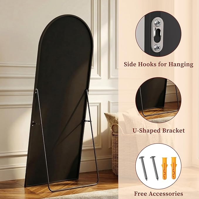 Suidia 88"x44" Arched Full Length Mirror