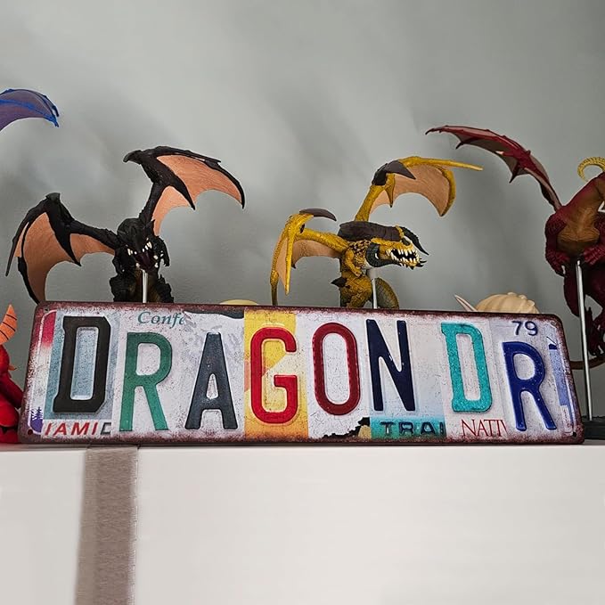 Vintage Sport Street Sign Camping Wall Decor Metal Tin Signs Poster
