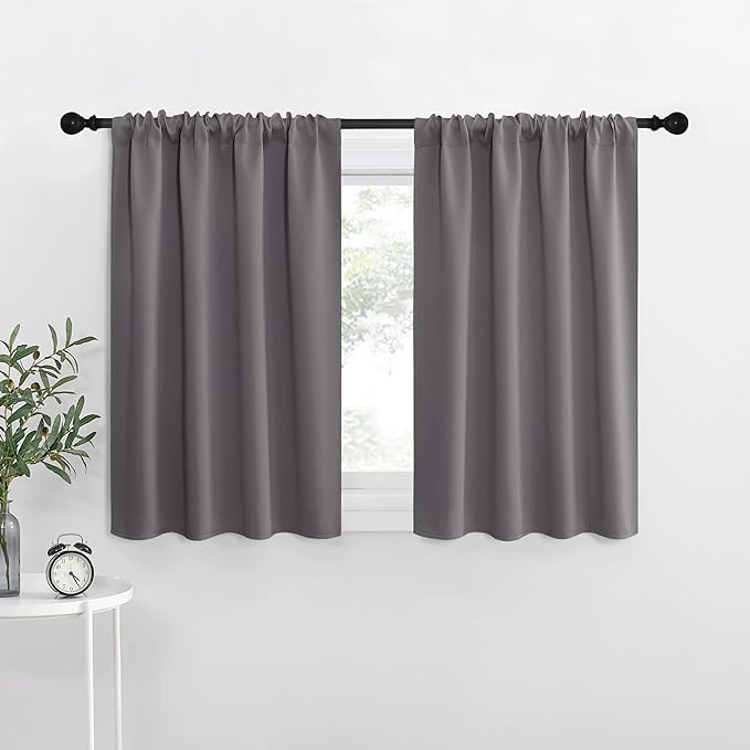 NICETOWN RV Bunk Curtains, Thermal Insulated Rod Pocket Blackout Blinds & Drapes