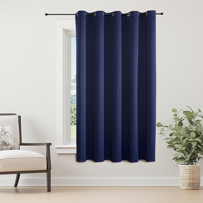 ChrisDowa Blackout Curtains 70 inches Wide