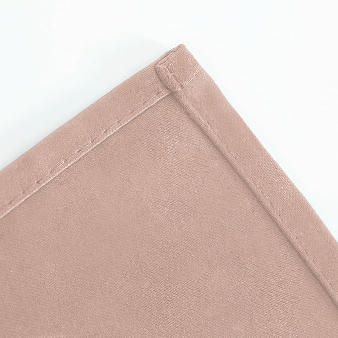 LEMOMO Blush Thermal Blackout Curtains/52 x 95 Inch/Set of 2 Panels Room