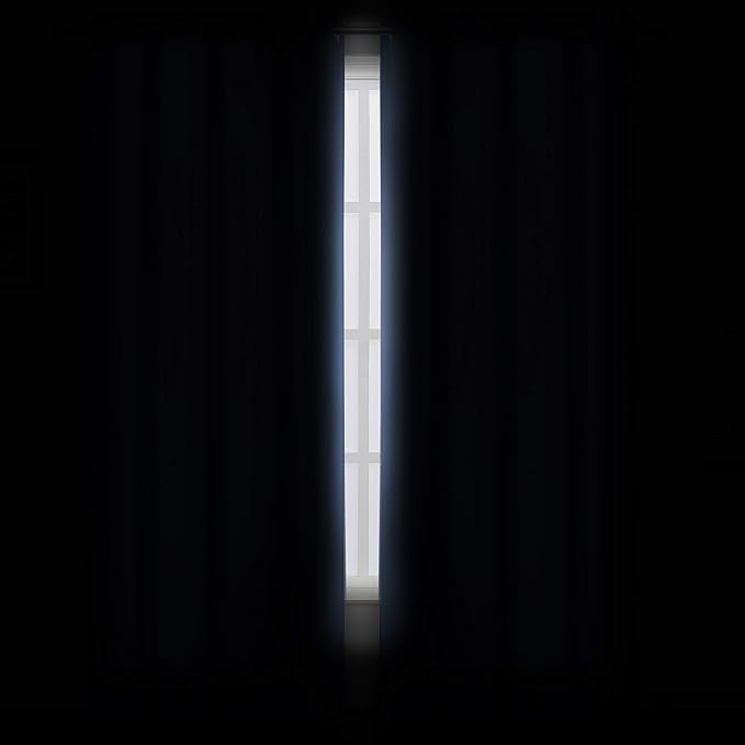 LEMOMO Sky Blue Thermal Blackout Curtains/42 x 95 Inch/Set of 2 Panels Room