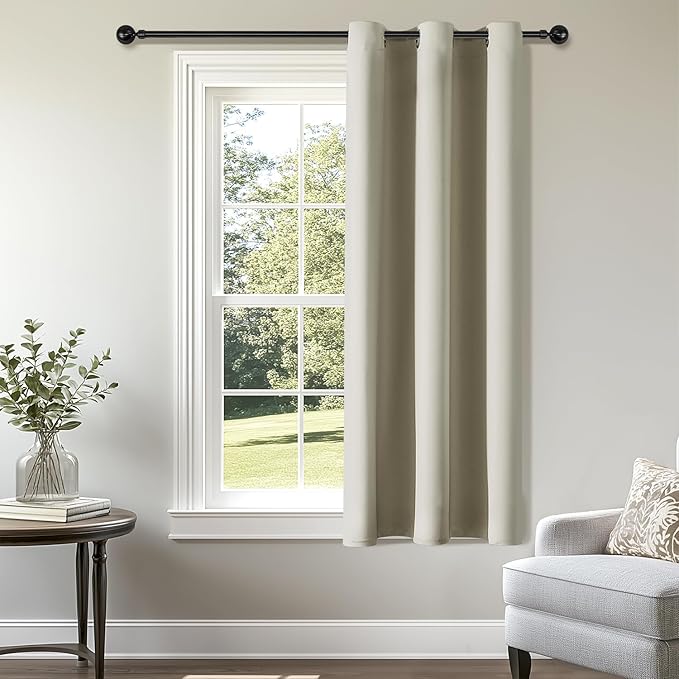 ChrisDowa Blackout Curtains 48 inches Long