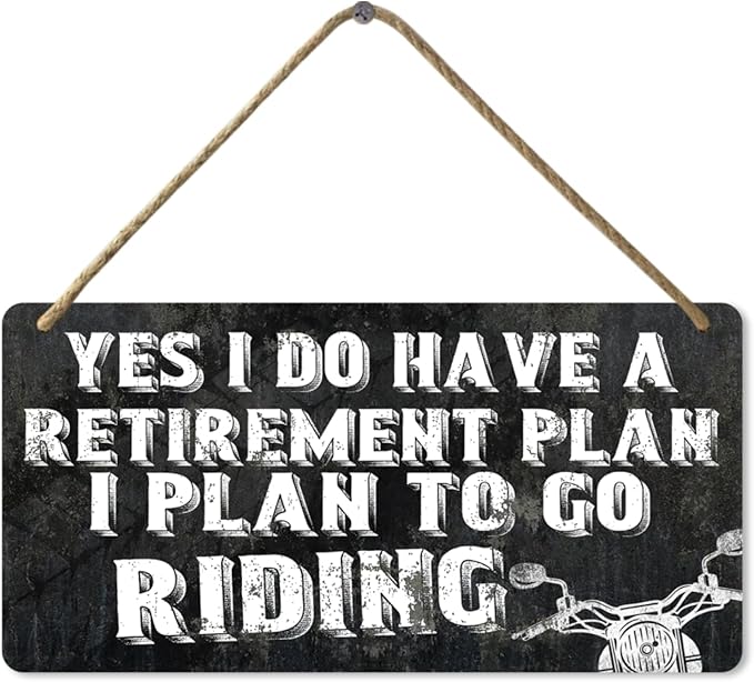 Motorcycle Sign Motorcycle Gifts Man Cave Plaques Motorcycle Signs Garage Gifts For Dad Motorcycle Decor Motorcycle Accessories Men Gifts For Dad Grandad Brother Retirement Gifts Motorcycle Lovers 6" X 12"