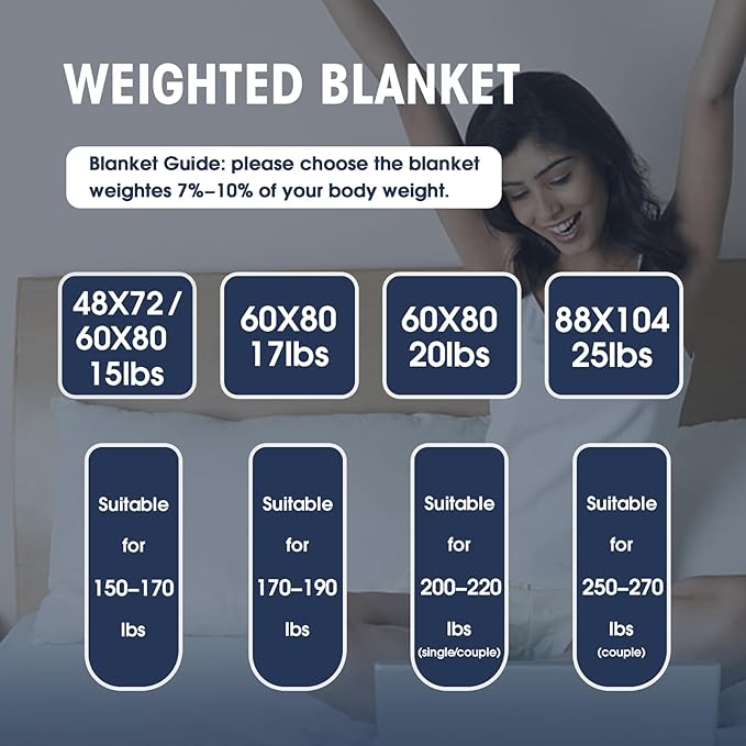 yescool Weighted Blanket for Adults (17 lbs, 48" x 72", Pink Grey) Cooling Heavy Blanket for Sleeping Perfect for 190-210 lbs, Twin Size Breathable Blanket with Premium Glass Bead, Machine Washable