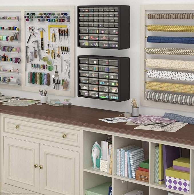 Akro-Mils 44-Drawer Plastic Drawer Storage Cabinet