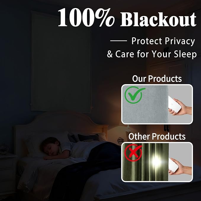 Adhesive 100% Blackout Curtain