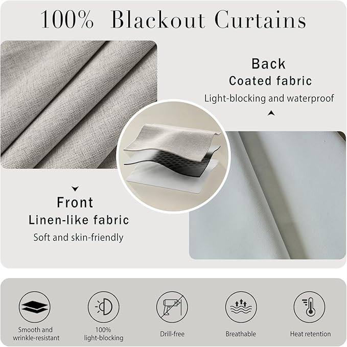 Adhesive 100% Blackout Curtain