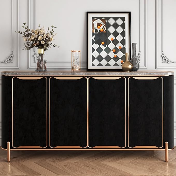 YENHOME 30"X200" Black Velvet Wallpaper Peel and Stick Black Vintage Velvet