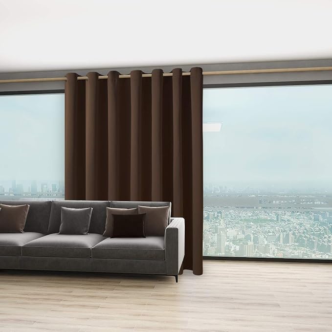BONZER Extra Wide Room Divider Curtain Screen Partitions Total Privacy Wall