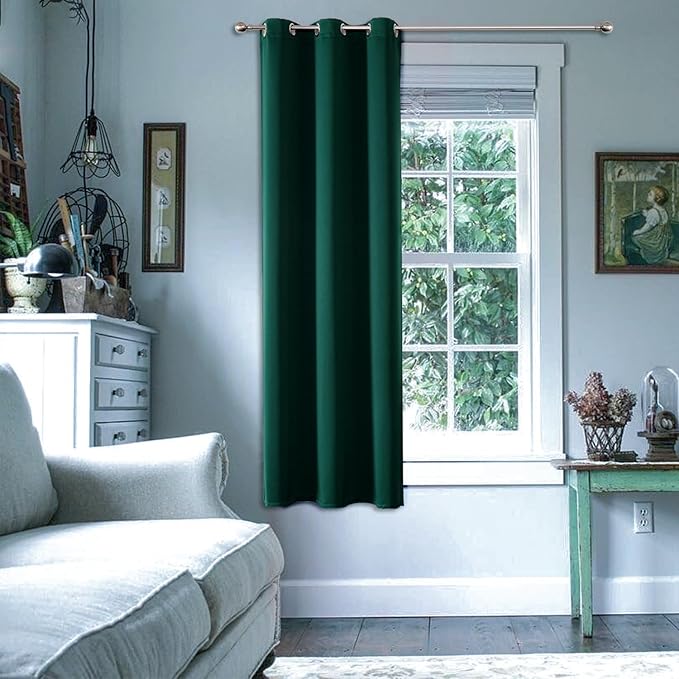 ChrisDowa Small Window Curtains 50 inches Long