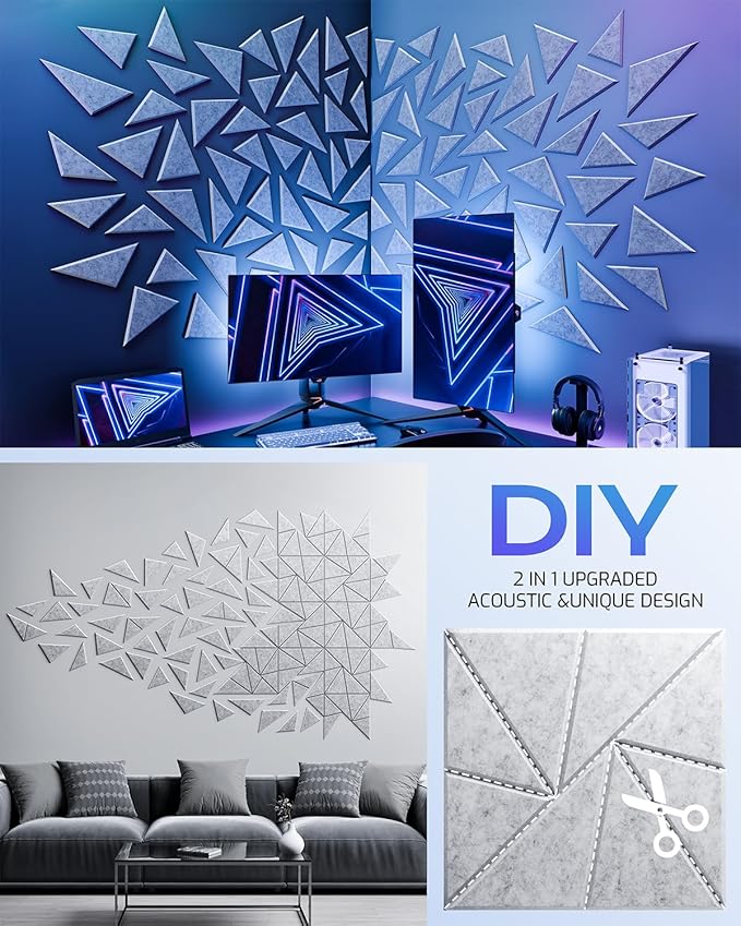 22 Pack Acoustic Panels, Sound Proof Foam Panels