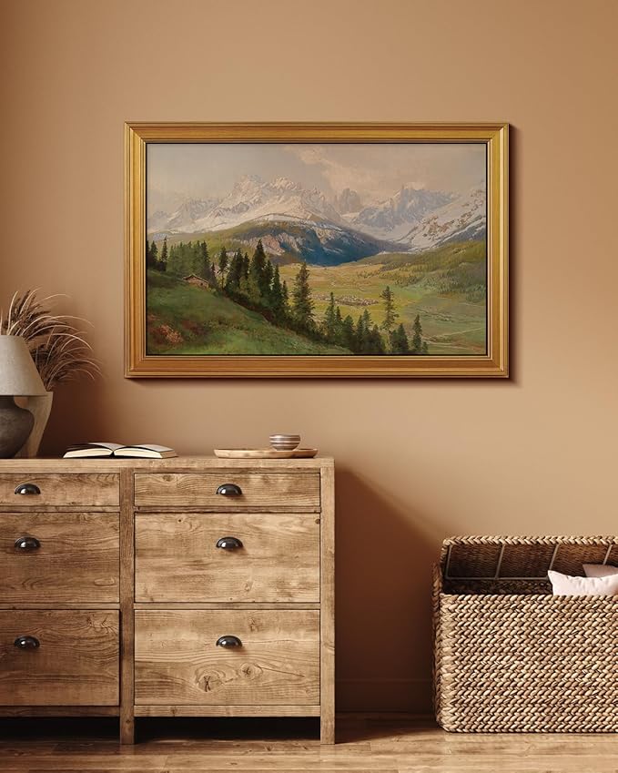 VIYYIEA Vintage Gold Framed Wall Art