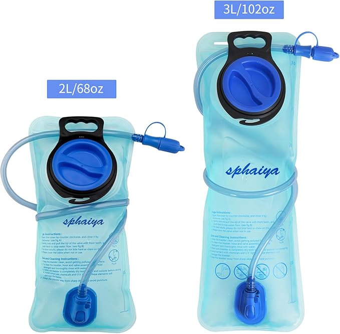 Hydration Bladder 2L-3L Water Storage Bag Reservoir,Military Hydration Pack Replacement for Hiking Biking Climbing Cycling Running Camping Backpack