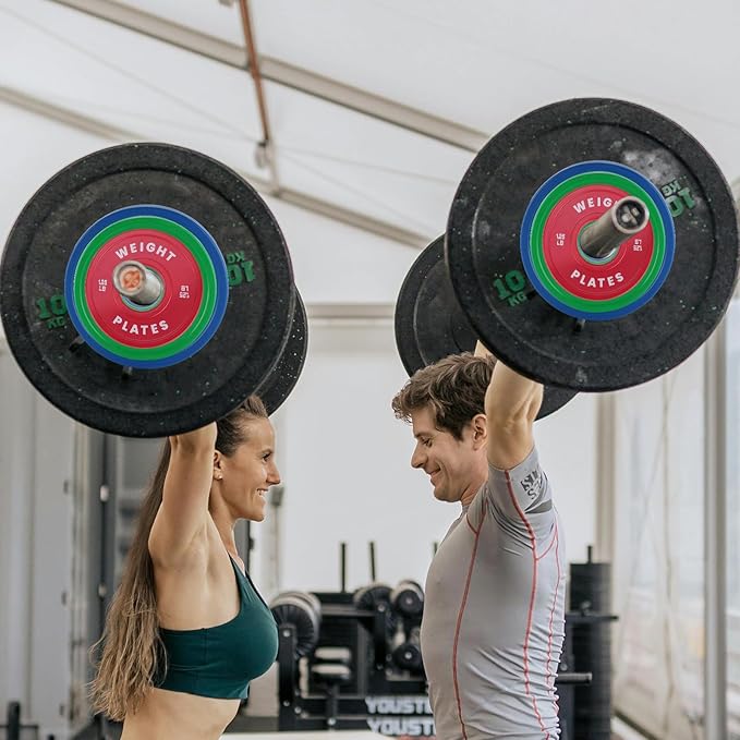 2 in Change Plates 1.25LB Pairs 2.5LB Pairs 5LB Pairs 10LB Pairs 17.5 LB 37.5 LB Set Fractional Weight Plates Set,Bumper plates for Gym Home,Rubber Coating & Steel