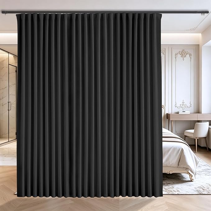 Extra Wide Blackout Curtains, Room Divider Curtains
