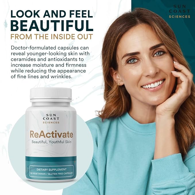 ReActivate Your Skin’s Beauty from Within, with Dr. Rosenberg’s Special Skin Health Formula - 30 Count (Pack of 1)