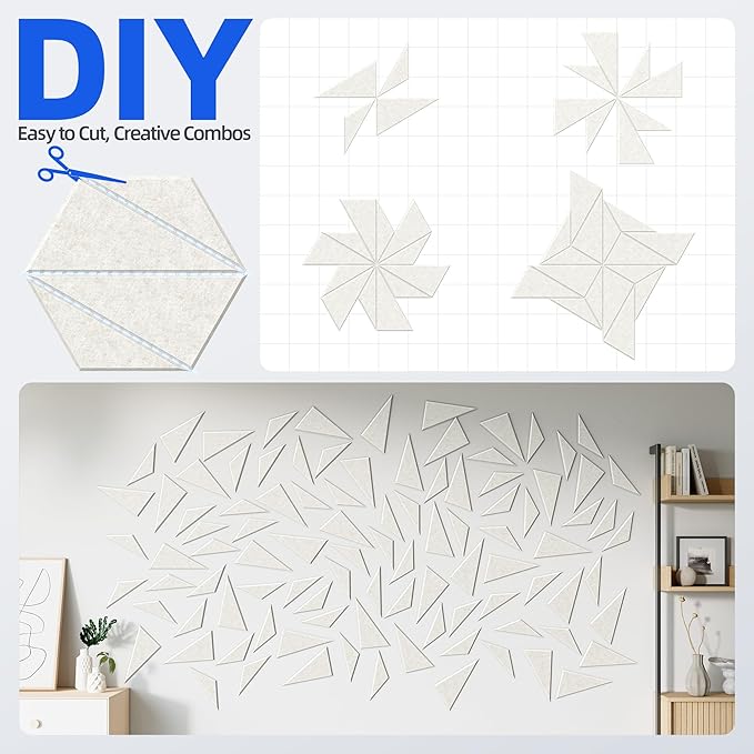 20 Pack Acoustic Panels with Self-Adhesive 12"X10"X0.4" Sound Proof Foam Panels
