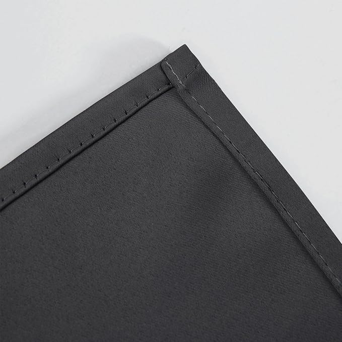 LEMOMO Blackout Curtains 42 x 63 inch/Dark Grey Curtains Set of 2