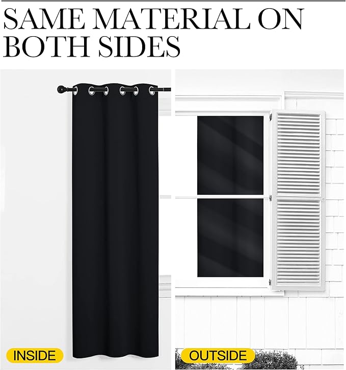 NICETOWN Blackout Curtains Panels